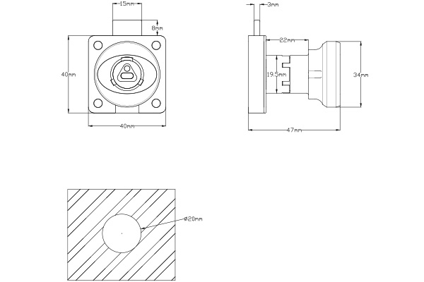 Vanma-Electronic-Cabinet-Lock-CT01-dimensions