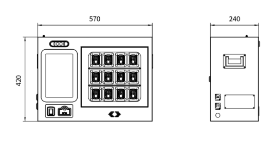 vanma smart locker portable ekwm-12
