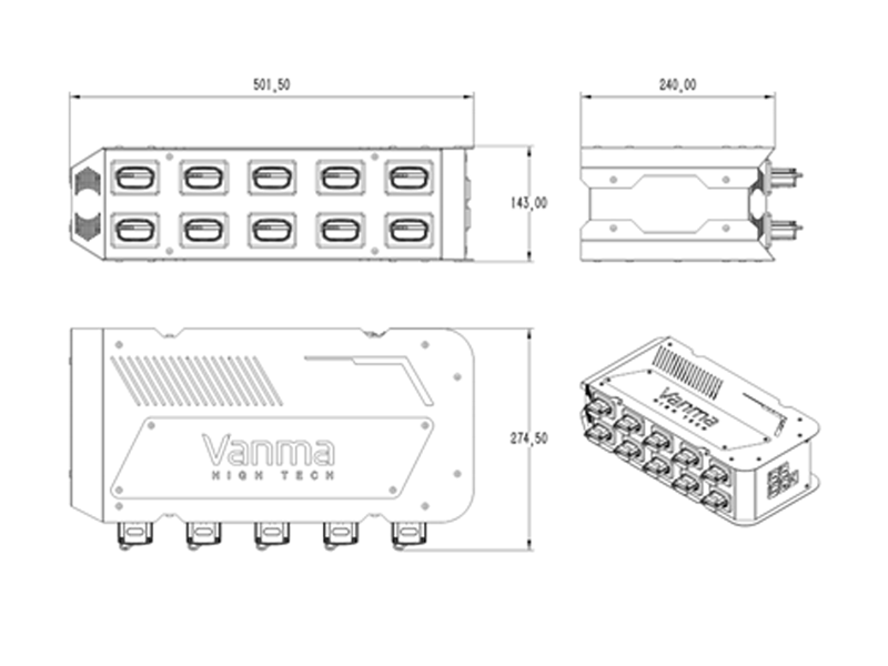 vanma smart locker vm-2000c-ekb-10 dimensions